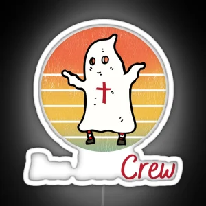 Nurse Ghost Er Boo Boo Crew RGB Neon Sign