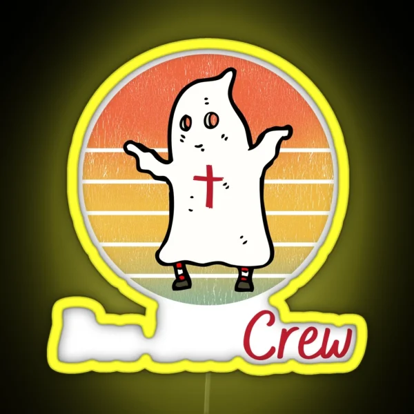 Nurse Ghost Er Boo Boo Crew RGB Neon Sign