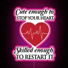 Nurses Appreciation Gift RGB Neon Sign with Heart Touching Message
