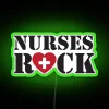 Neon Nurse Appreciation Sign for Hospitals and Medical Offices Decoration