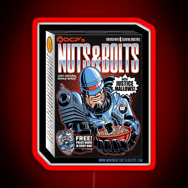 NUTS And BOLTS RGB Neon Sign