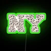 Add vibrant bohemian style with our neon cheetah print led