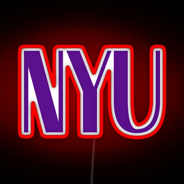 Nyu RGB Neon Sign