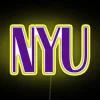 Vibrant NYU RGB Neon Sign with Programmable Color Changing Features