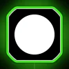 Round Decorative O Circle Design Neon Sign with Colorful Patterns