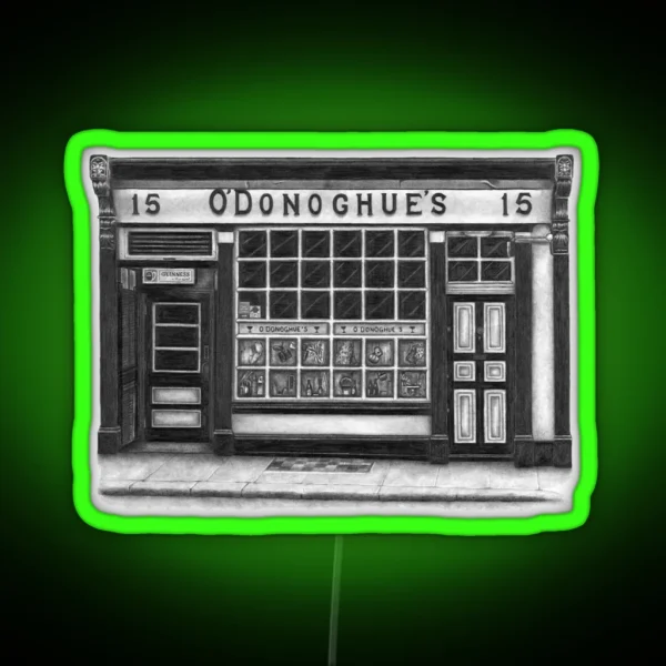 O Donoghues Pub Dublin Pub RGB Neon Sign