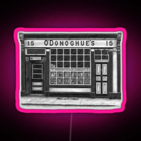 O Donoghues Pub Dublin Pub RGB Neon Sign