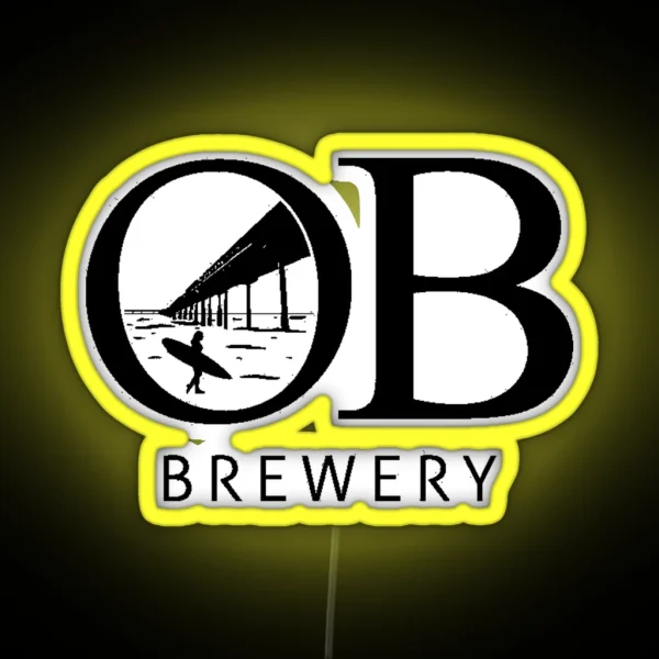 OB Brewery RGB Neon Sign