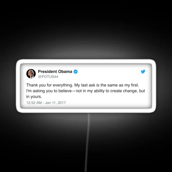 Obama RGB Neon Sign