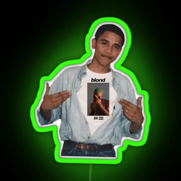 Obama X Frank Ocean RGB Neon Sign