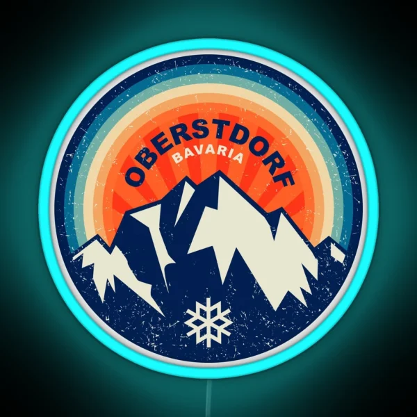 Oberstdorf Germany RGB Neon Sign