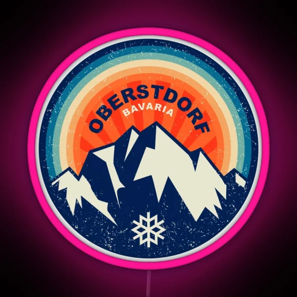 Oberstdorf Germany RGB Neon Sign
