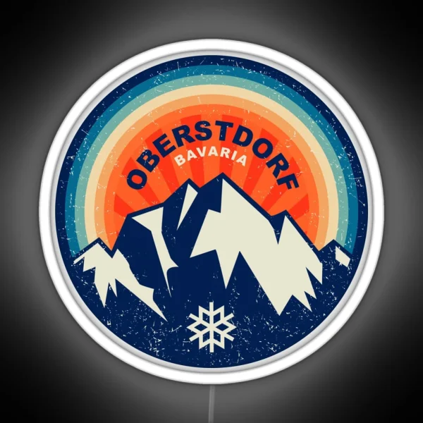 Oberstdorf Germany RGB Neon Sign