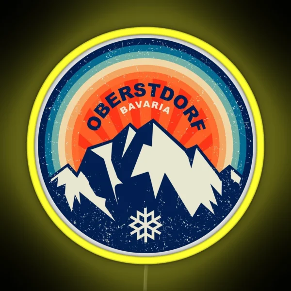 Oberstdorf Germany RGB Neon Sign