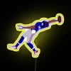 RGB Color Changing Object Neon Sign with Customizable Messages Display