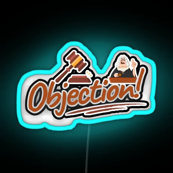 Objection RGB Neon Sign