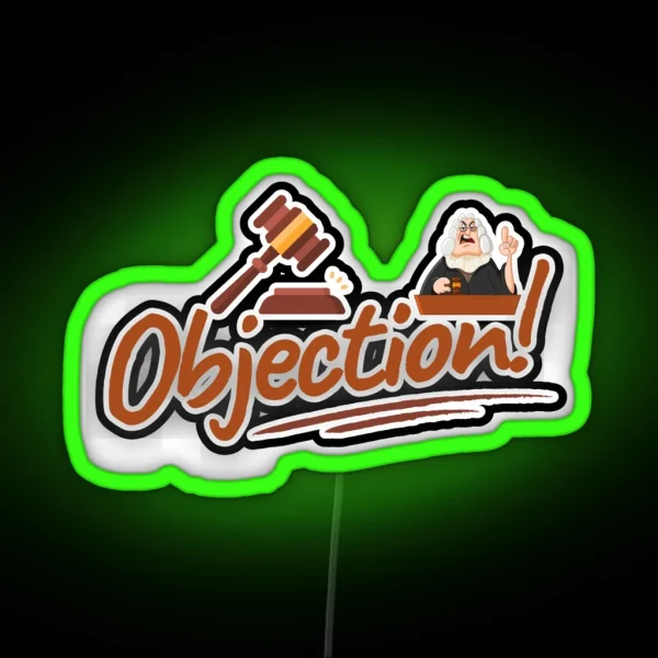 Objection RGB Neon Sign