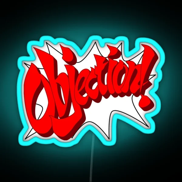OBJECTION RGB Neon Sign