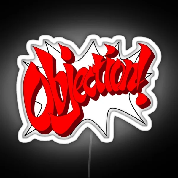 OBJECTION RGB Neon Sign