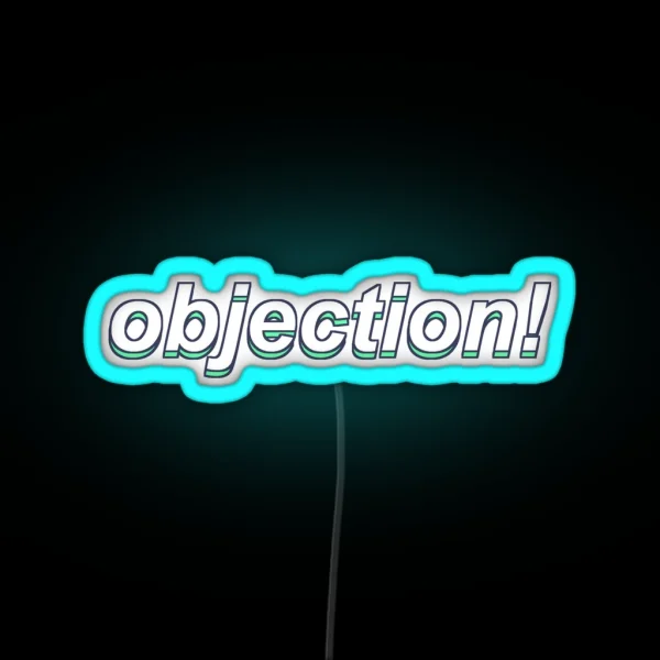 Objection RGB Neon Sign