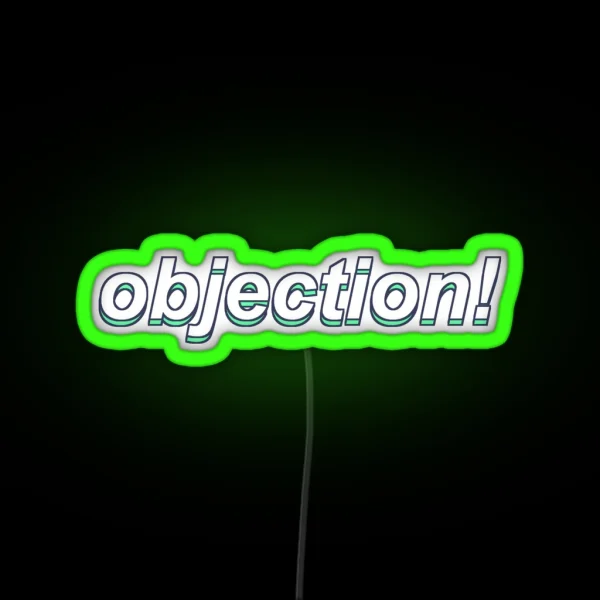 Objection RGB Neon Sign