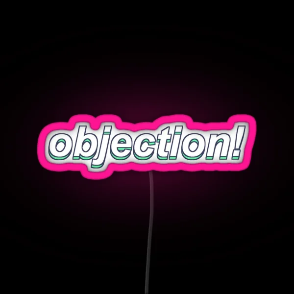 Objection RGB Neon Sign