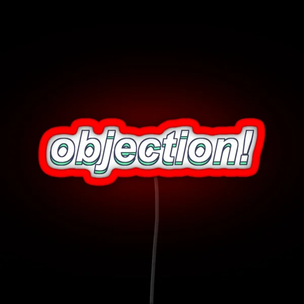 Objection RGB Neon Sign