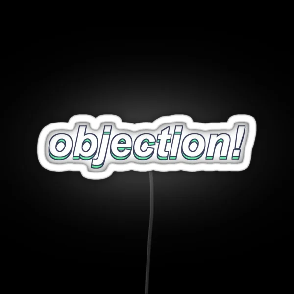 Objection RGB Neon Sign