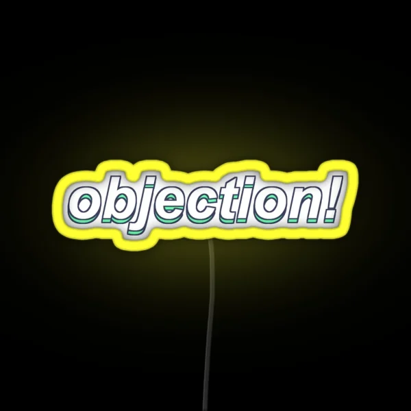 Objection RGB Neon Sign