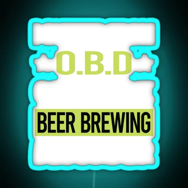 Obsessive Love Beer Brewing RGB Neon Sign