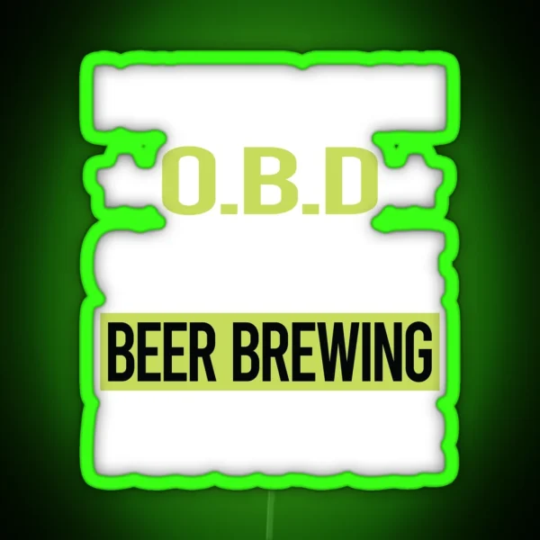 Obsessive Love Beer Brewing RGB Neon Sign