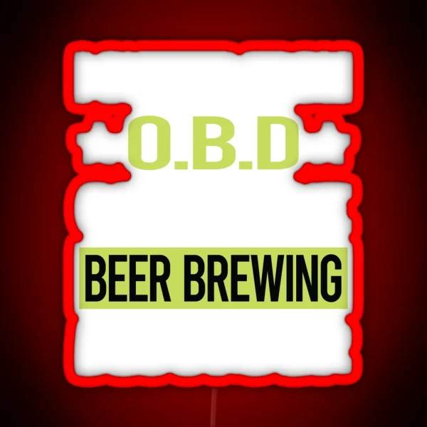 Obsessive Love Beer Brewing RGB Neon Sign