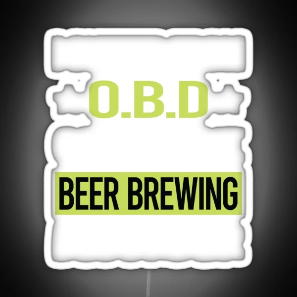 Obsessive Love Beer Brewing RGB Neon Sign
