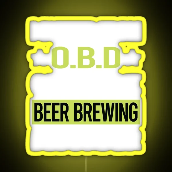 Obsessive Love Beer Brewing RGB Neon Sign