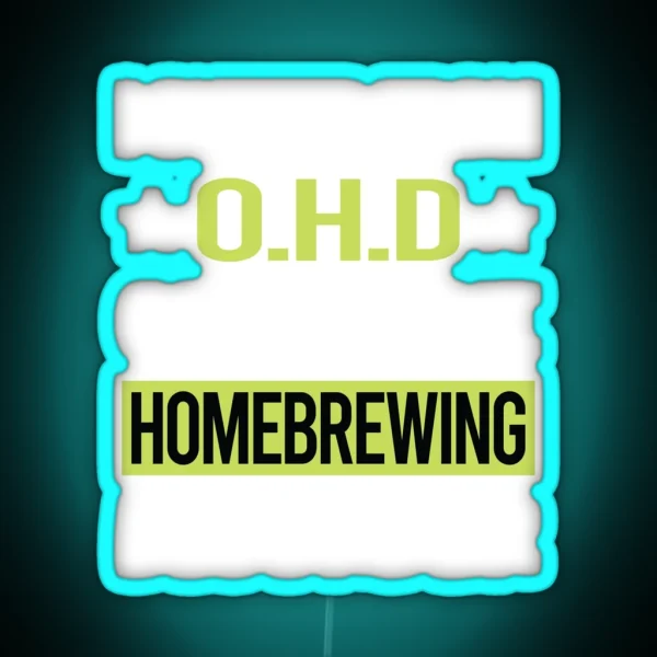 Obsessive Love Homebrewing Homebrew Homebrewer Beer RGB Neon Sign
