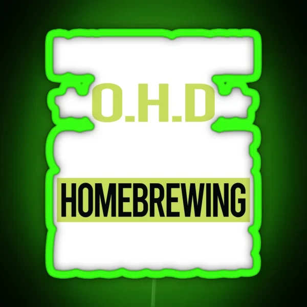 Obsessive Love Homebrewing Homebrew Homebrewer Beer RGB Neon Sign