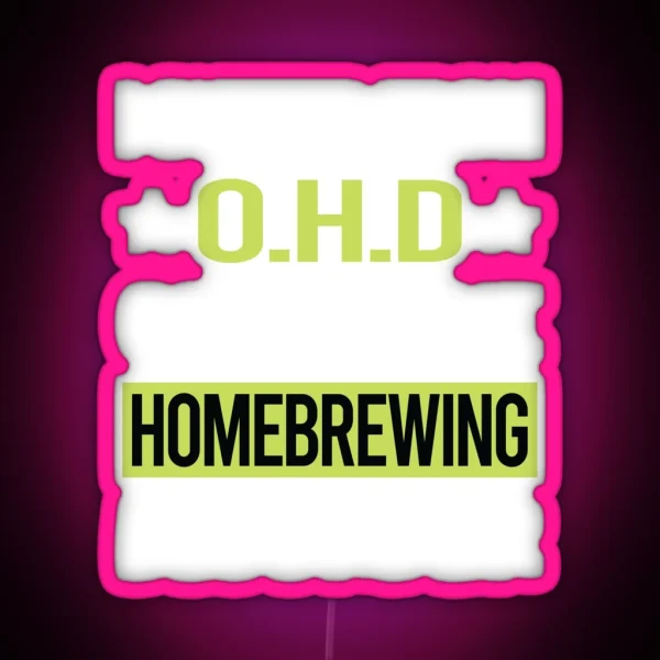Obsessive Love Homebrewing Homebrew Homebrewer Beer RGB Neon Sign