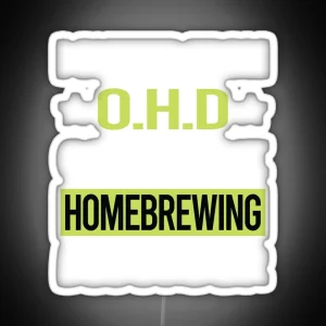 Obsessive Love Homebrewing Homebrew Homebrewer Beer Home Brew Brewing Brewer RGB Neon Sign