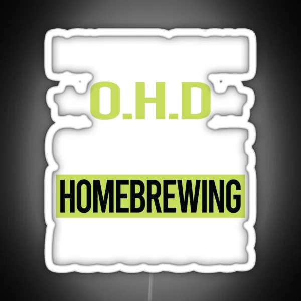 Obsessive Love Homebrewing Homebrew Homebrewer Beer RGB Neon Sign