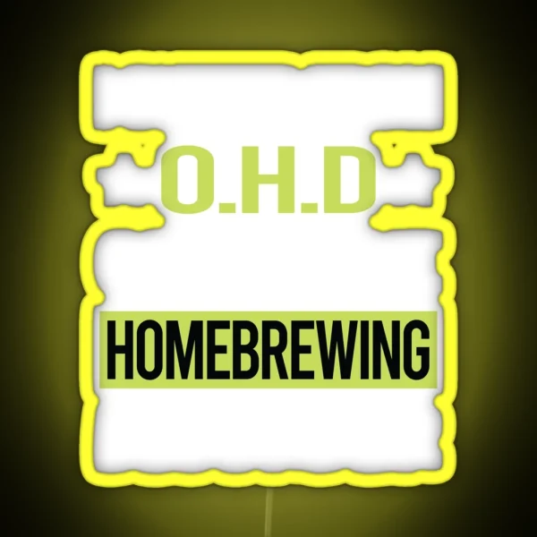 Obsessive Love Homebrewing Homebrew Homebrewer Beer RGB Neon Sign