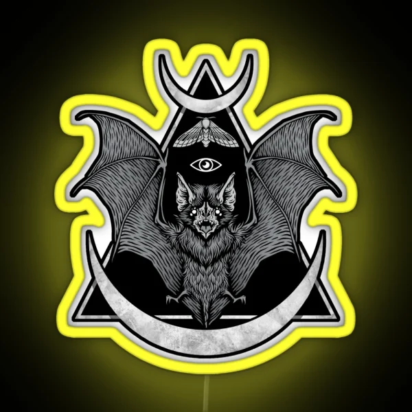 Occult Bat RGB Neon Sign