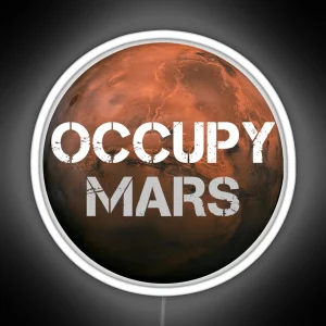 Occupy Mars RGB Neon Sign