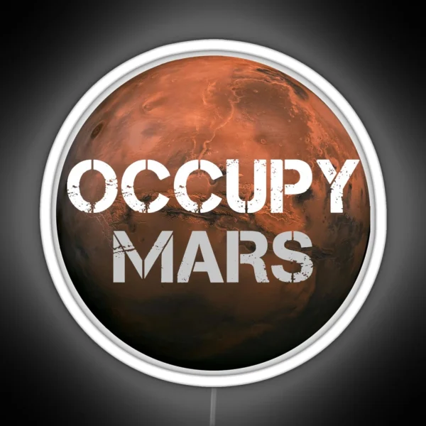 Occupy Mars RGB Neon Sign