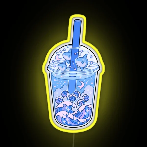 Ocean Boba RGB Neon Sign