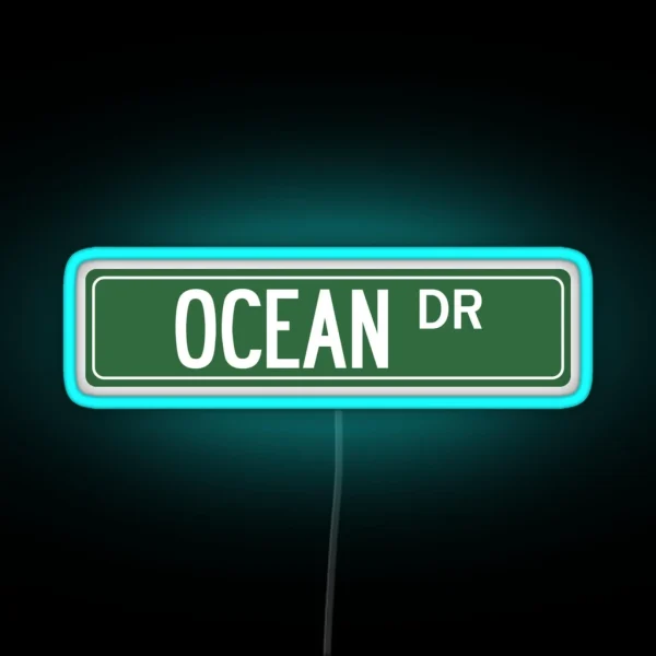 OCEAN DR RGB Neon Sign