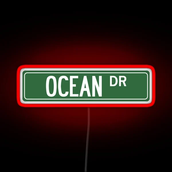 OCEAN DR RGB Neon Sign