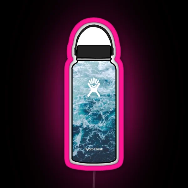 Ocean Hydroflask RGB Neon Sign