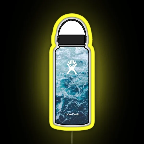 Ocean Hydroflask RGB Neon Sign