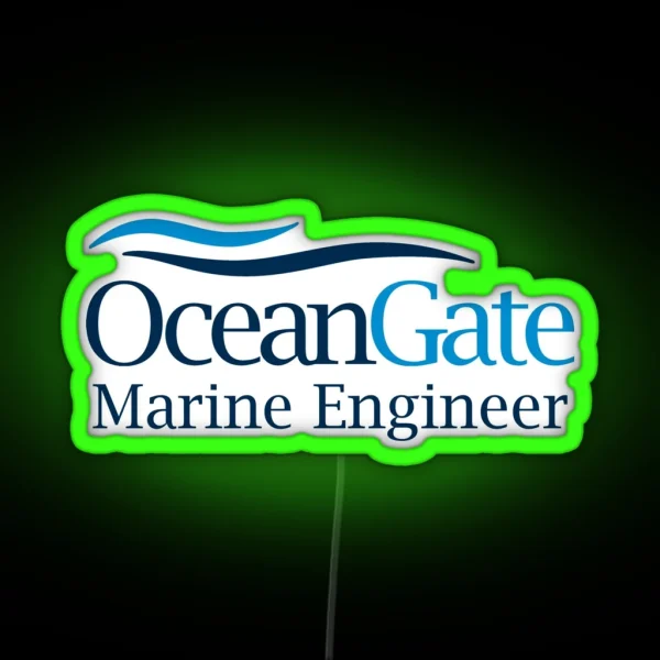 Oceangate Marine Engineer RGB Neon Sign