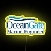 RGB Neon Sign for OceanGate Marine Engineers and Professionals Office